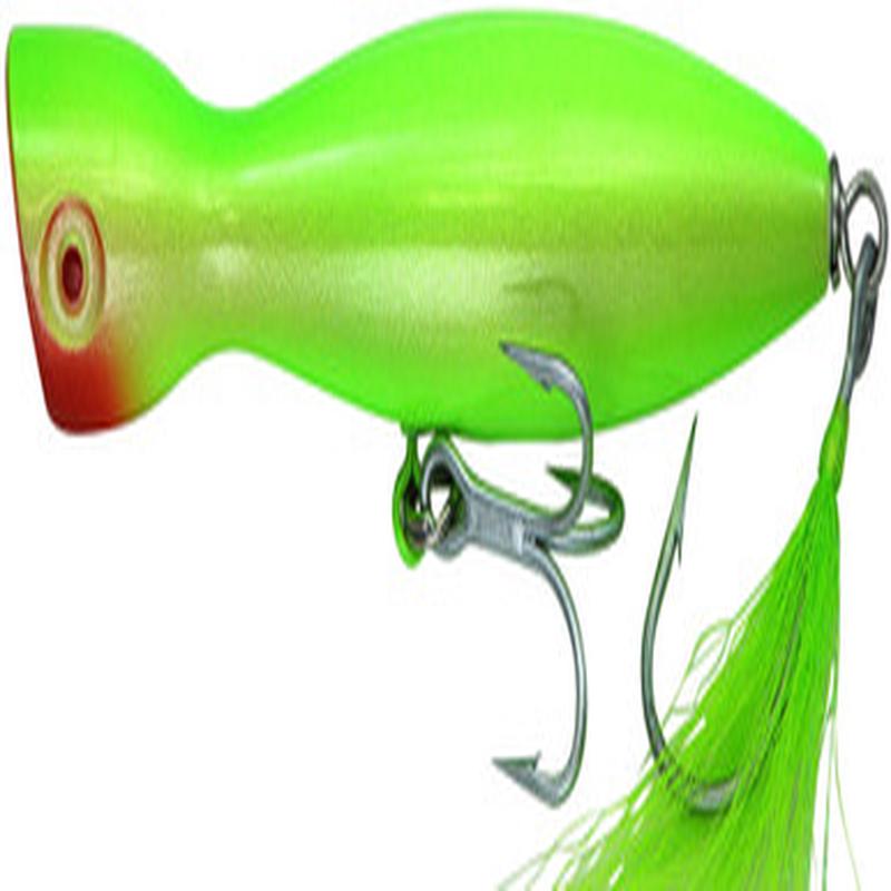 Super Strike PP5HW Little Neck Popper - X-Heavy - All Chartreuse