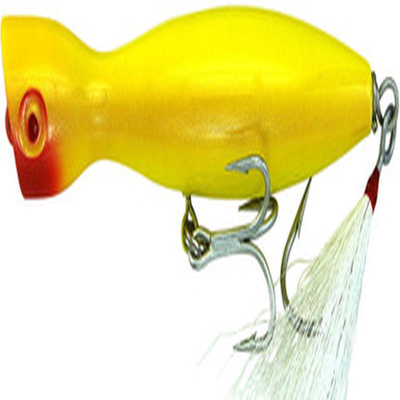 Super Strike PP5HW Little Neck Popper - X-Heavy - 008-All Yellow